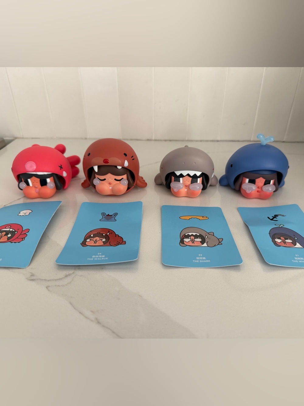 Crybaby : Cry me an Ocean collection-Octopus, Walrus, Shark and Whale